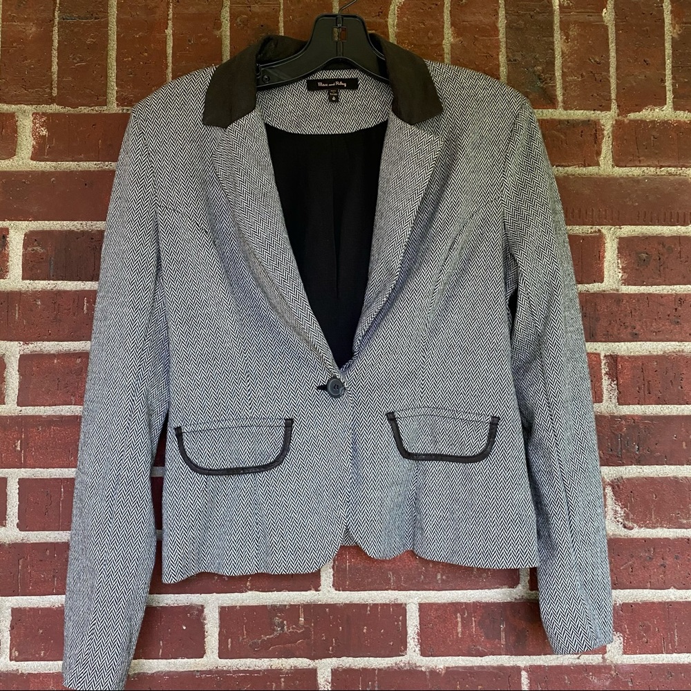 Masc & Riley Women S Blazer zigzag Jacket